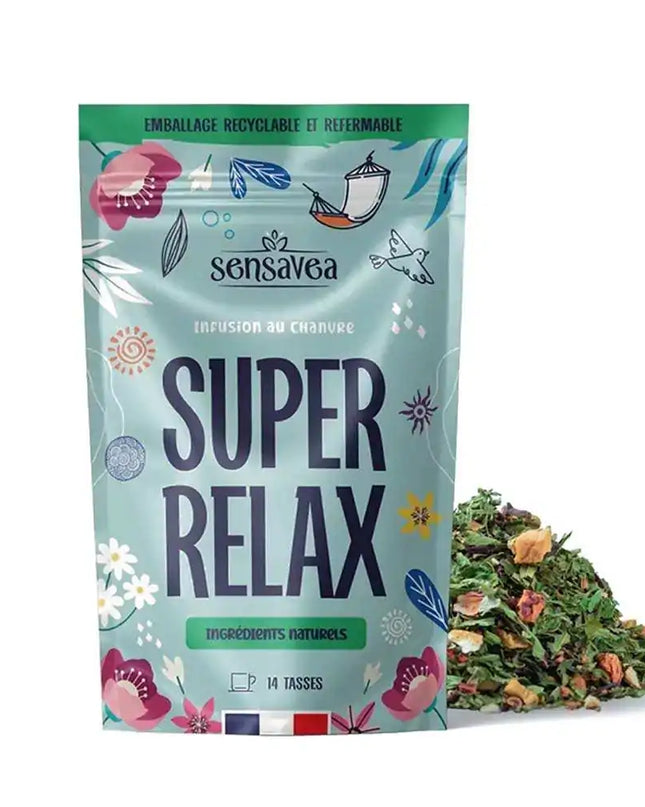 Tisane CBD bio super relax | SENSAVEA