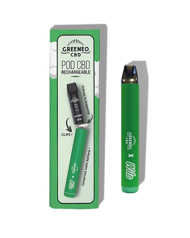Vape pen CBD 10% OG Kush | GREENEO sans nicotine